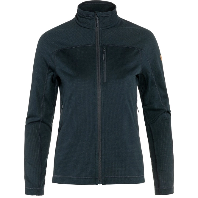Cardigan Fjallraven Women Abisko Lite Fleece Jacket Dark Navy