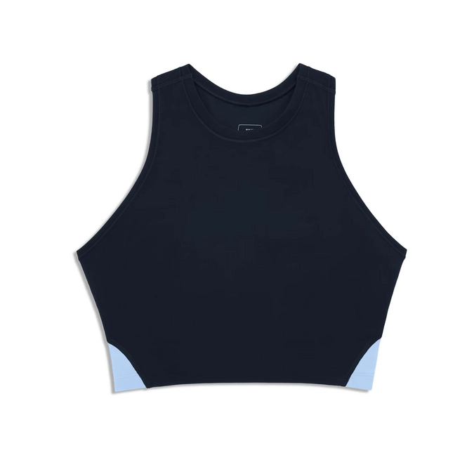 Tank Top On Running Women Movement Crop Navy Stratosphere
