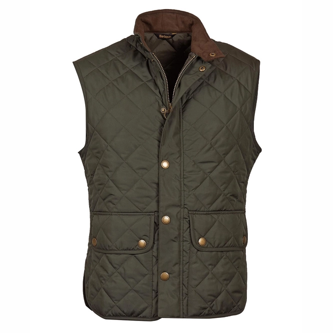 Body Warmer Barbour Men Lowerdale Gilet Sage