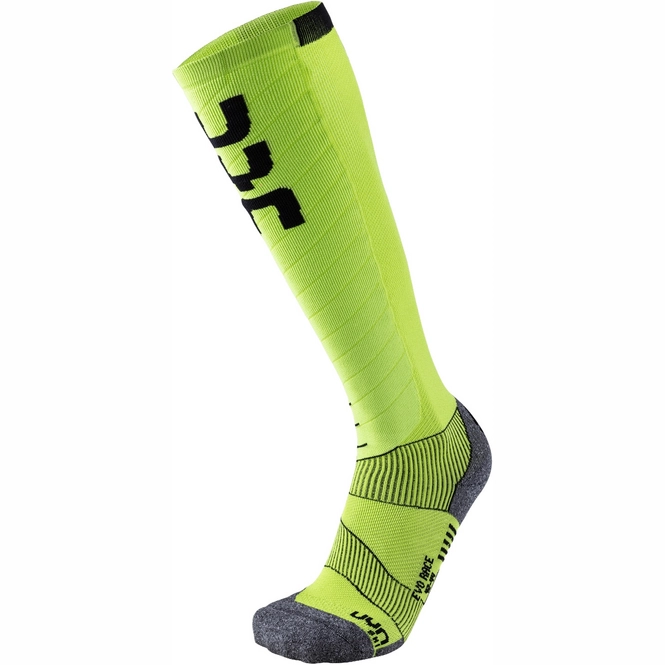 Ski Socks UYN Men Evo Race Green Lime Black