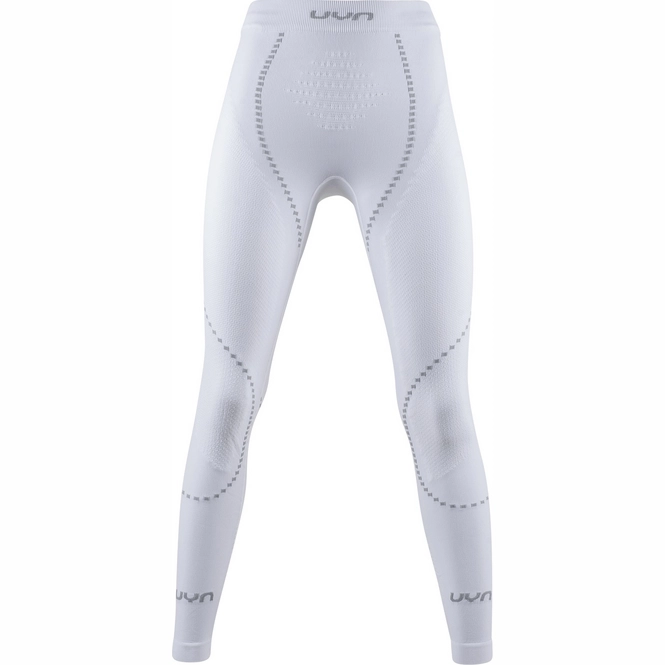 Leggings UYN Women Ambityon Pant Long Optical White White Pearl Grey
