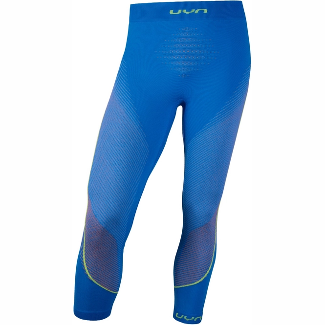 Leggings UYN Men Ambityon Pant Medium Fresh Blue Orange Shiny Yellow Shiny