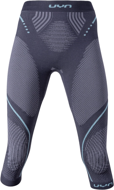 Leggings UYN Women Evolutyon Pants Medium Charcoal Anthracite Aqua