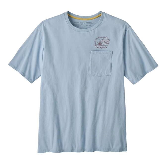 Trousers Patagonia Men's Lost And Found Organic Pocket Steam Blue