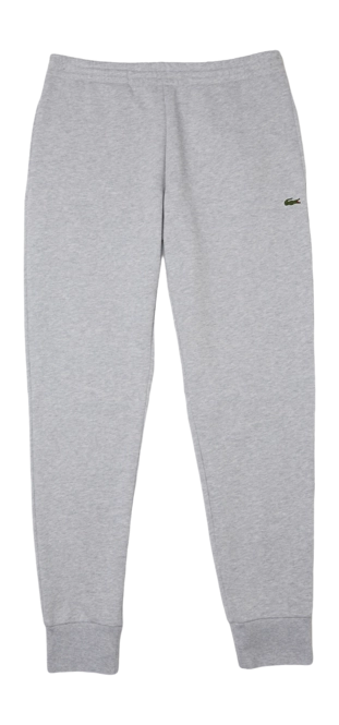 Tracksuit Bottoms Lacoste Men XH9624 Fleece Silver Chine