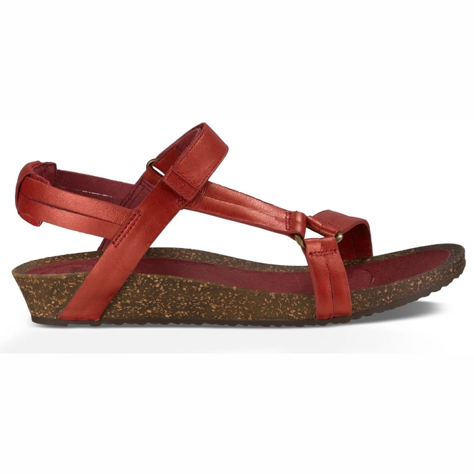Teva Women Ysidro Universal Metallic Cayenne Red