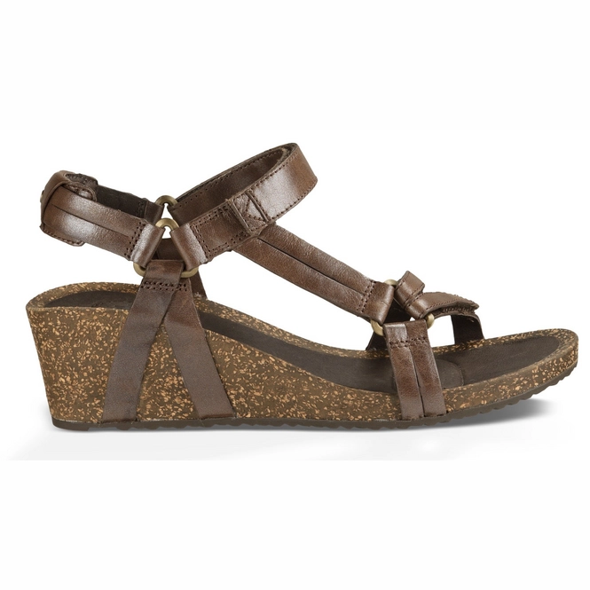 Teva Women Ysidro Universal Wedge Metallic Brown Metallic