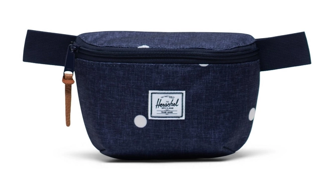 Hip Bag Herschel Supply Co. Fourteen Polka Dot Crosshatch Peacoat