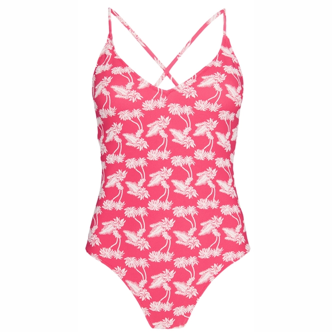 Swimsuit Barts Women Ulan Plunge One Piece Pink