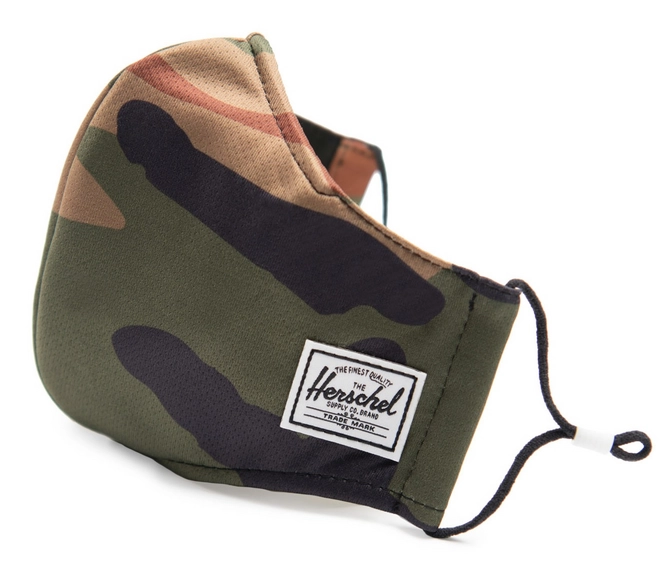 Face Mask Herschel Supply Co. Classic Fitted Face Mask Woodland Camo