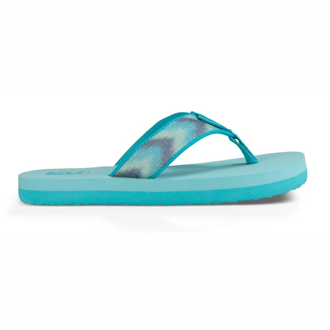 Flip Flops Teva Youth Mush II Blue Multi Sparkle