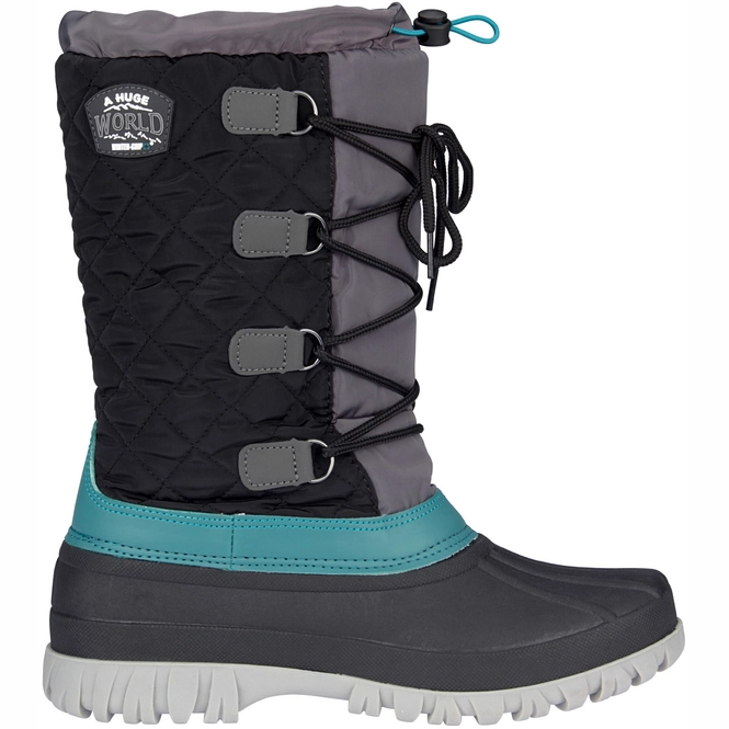 Snow Boots Winter-Grip Women Winter Wanderer Black Antracite