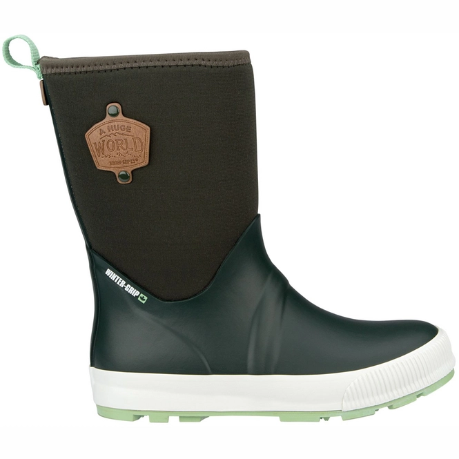 Snow Boots Winter-Grip Women Neo Stroller Dark Green