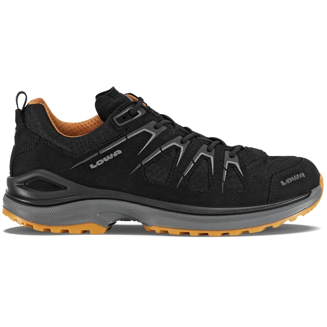 Trail Running Shoes Lowa Men Innox Evo GTX Lo Black Orange