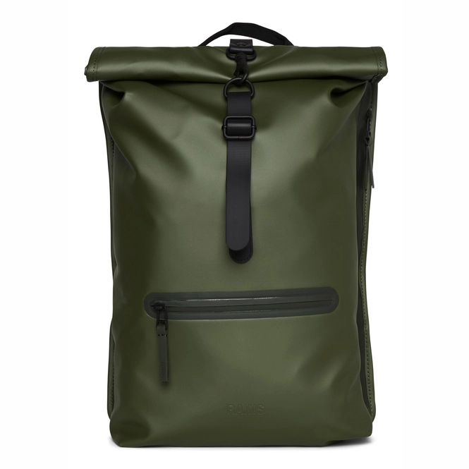 Rucksack Rains Unisex Rolltop Rucksack Evergreen