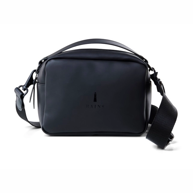 Shoulder Bag RAINS Box Bag Black