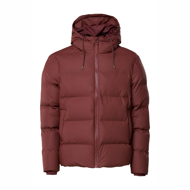 Raincoat RAINS Puffer Jacket Maroon