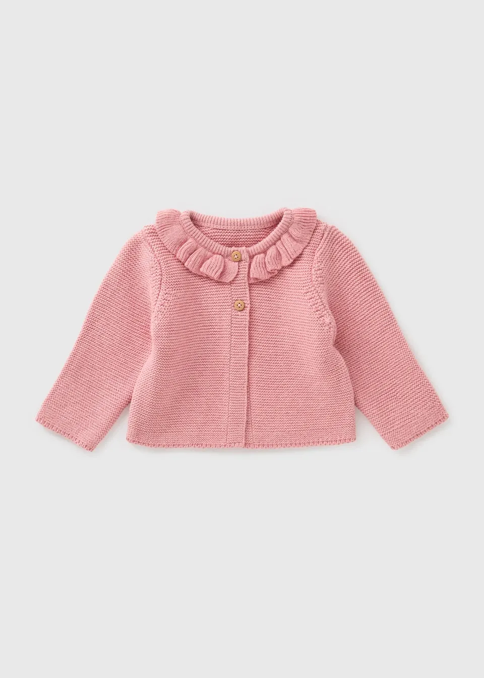 Baby Pink Frill Cardigan (Newborn-23mths)