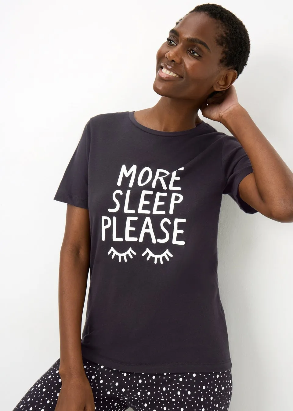 Black More Sleep Pyjama Set