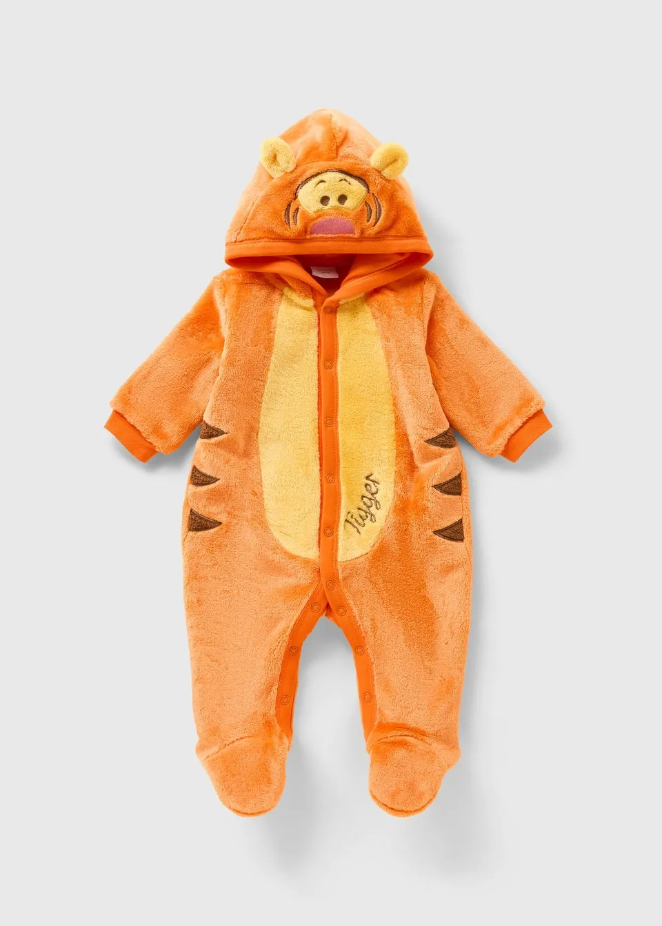 Baby Orange Tigger Pramsuit (Newborn-18mths)