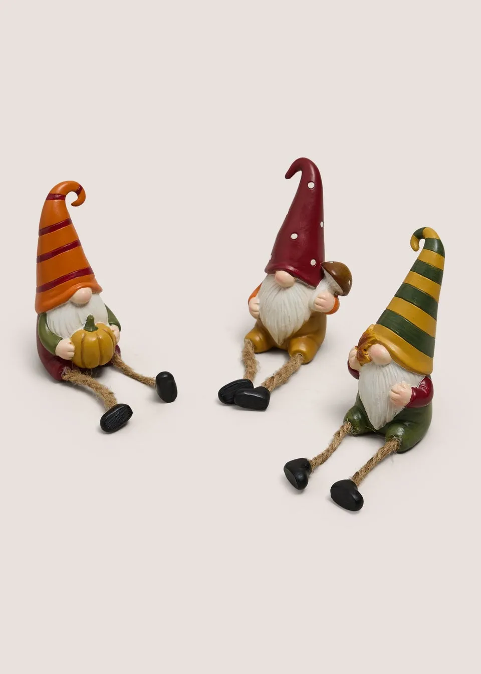 3 Piece Gnome Dangly Leg Ornaments