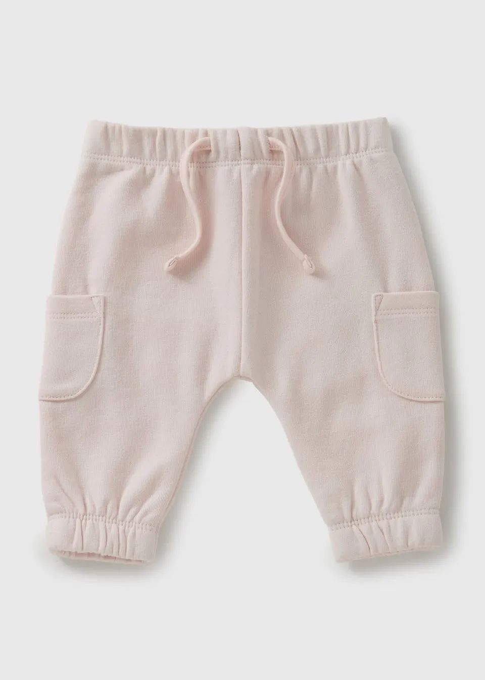 Baby Pink Cargo Jogging Bottoms (Newborn-23mths)