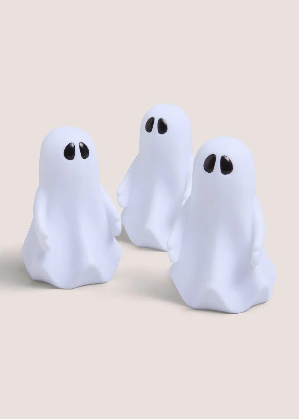 3 Pack Ghost Halloween LED Lights
