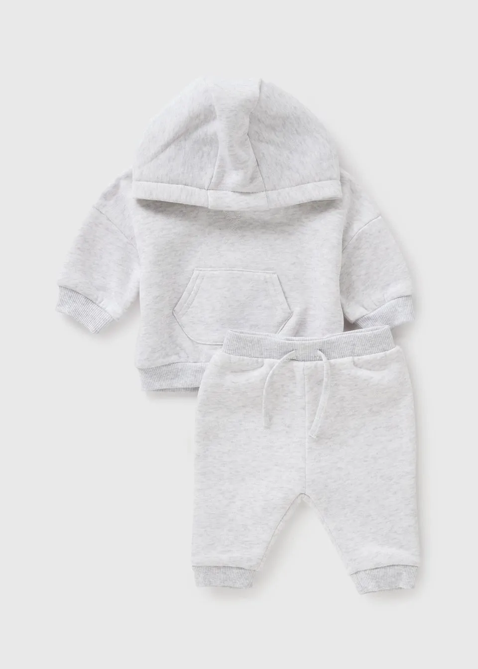 Baby Grey Hoodie & Jogging Bottom Set (Newborn-23mths)
