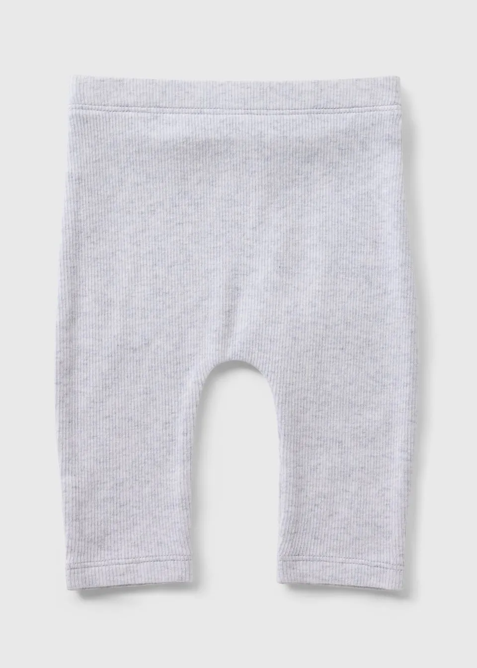 Baby Grey Ribbed Leggings (Newborn-23mths)