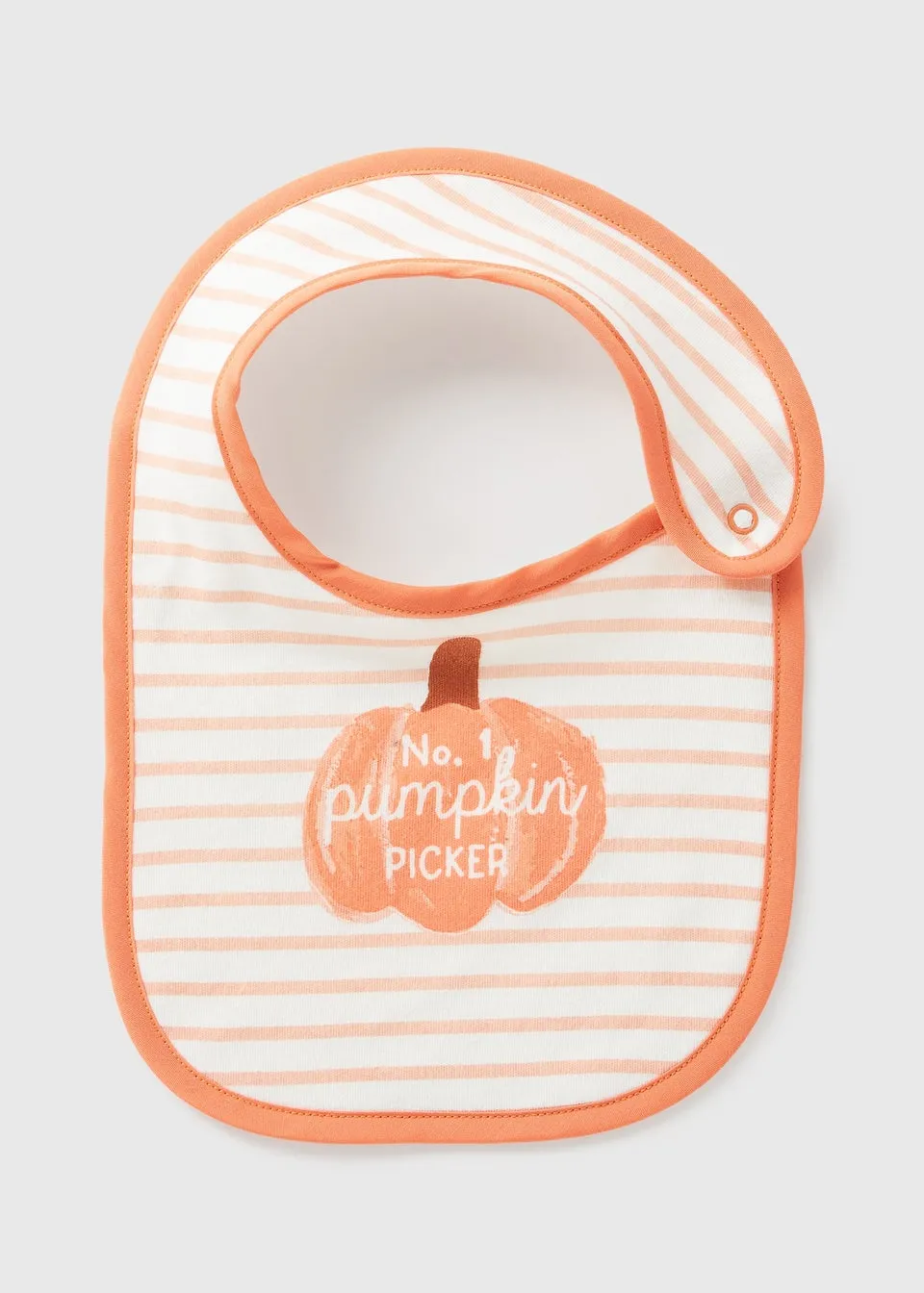 Baby Orange Pumpkin Bib