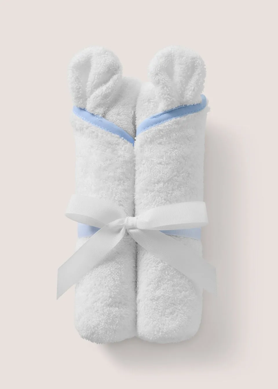 Baby White Bear Hooded Towel