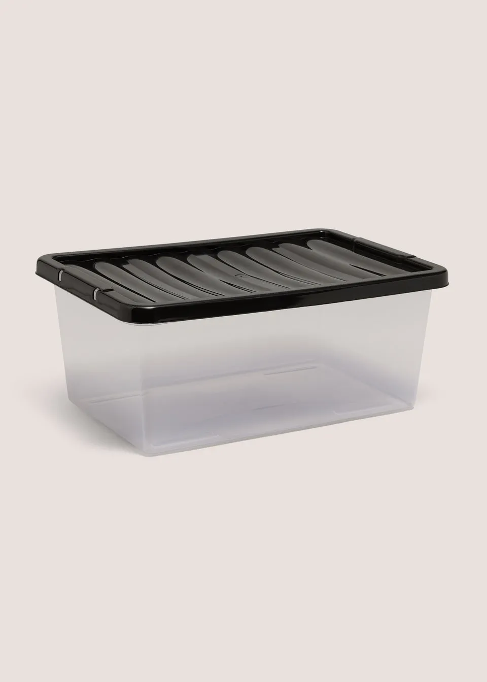 Black Storage Box - 12 Litres