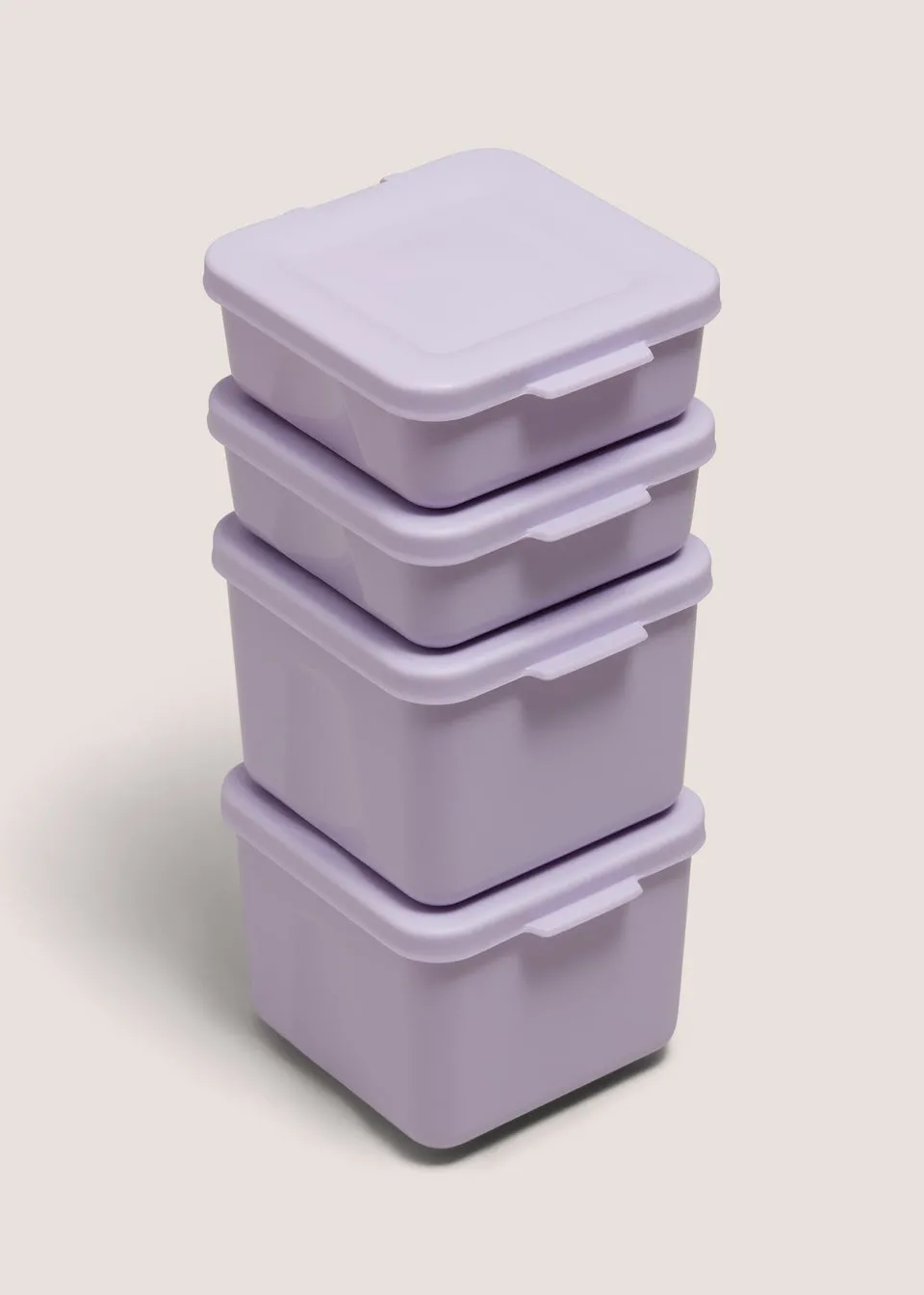 4 Pack Purple Snack Pots