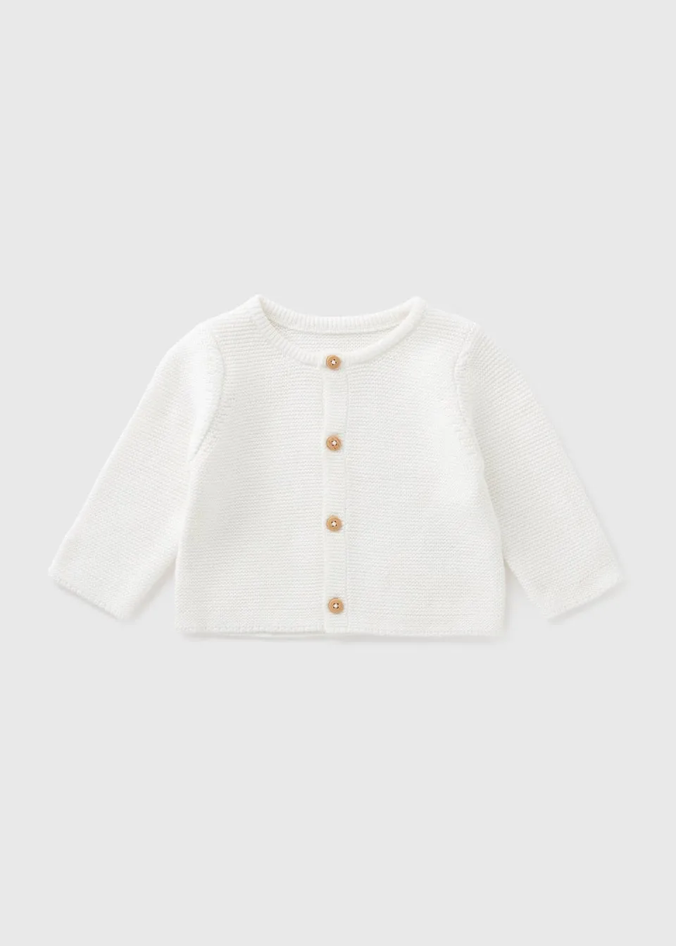 Baby Cream Knitted Cardigan (Newborn-23mths)