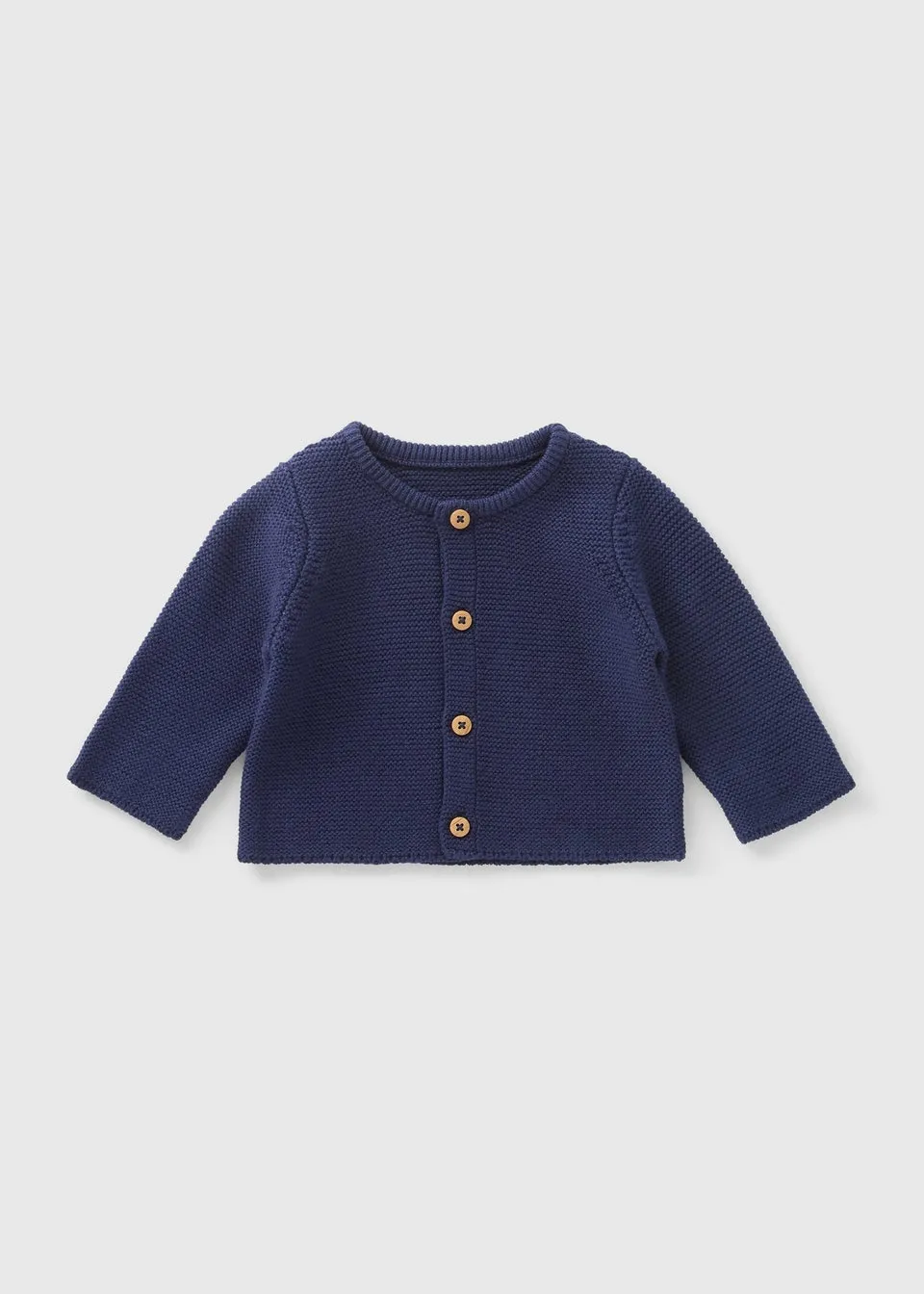 Baby Navy Knitted Cardigan (Newborn-23mths)