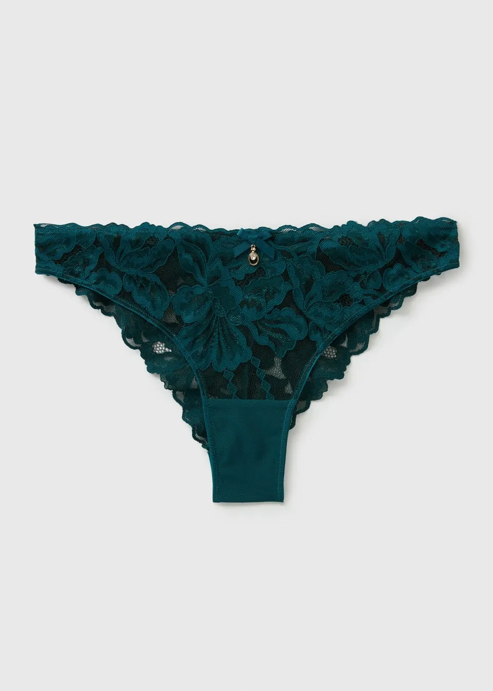 Teal Brazilian Knickers