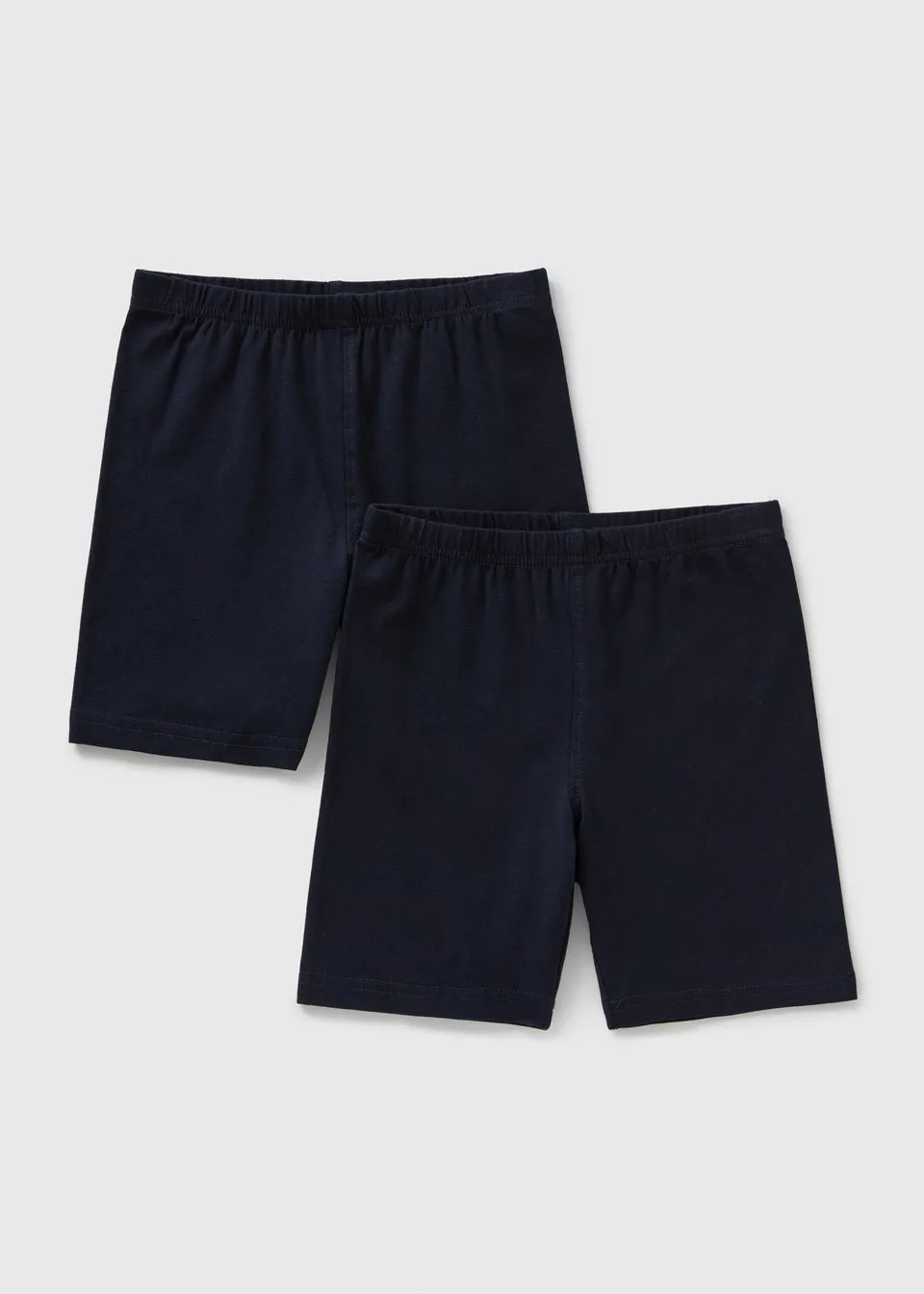 2 Pack Navy Cycling Shorts (3-13yrs)
