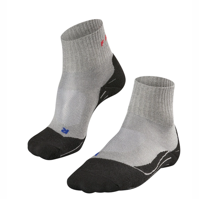 Walking Socks Falke TK2 Short Cool Women Light Grey