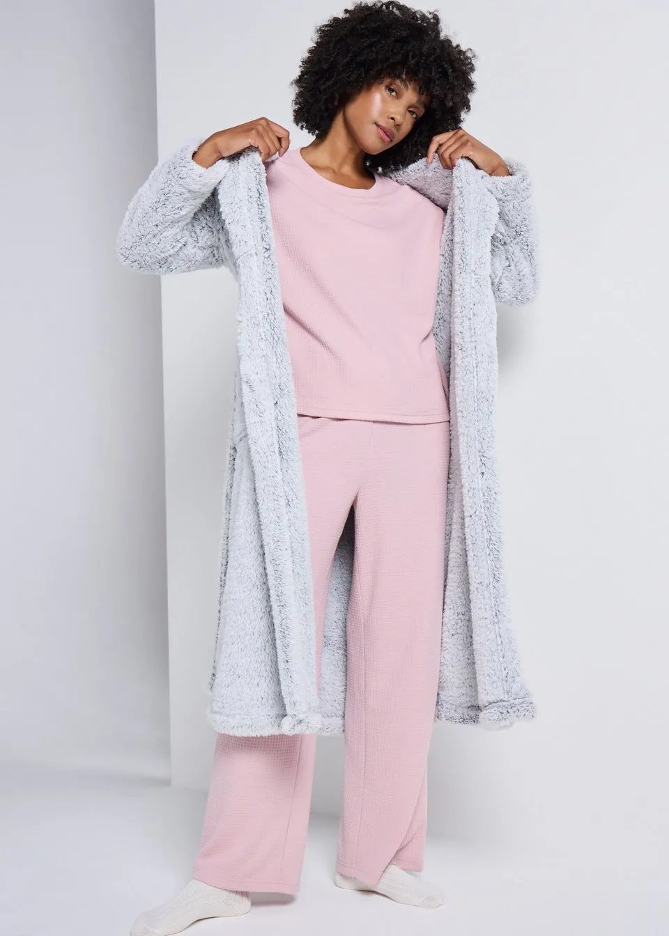 Grey Hollie Dressing Gown