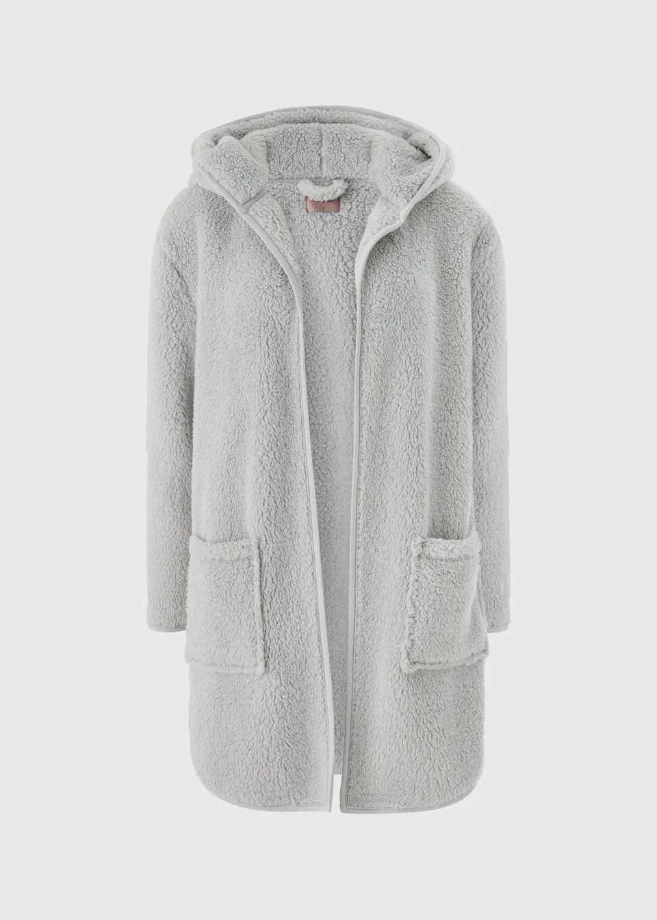 Grey Fleece Cardigan