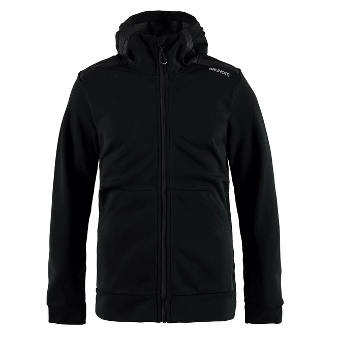 Hoodie Brunotti Testa Men Fleece Black