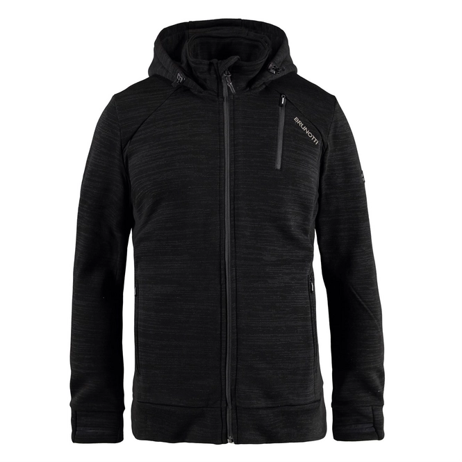 Hoodie Brunotti Tevero Men Fleece Black