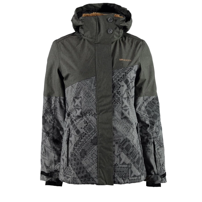 Ski Jacket Brunotti Jarineo Women Black and Grey