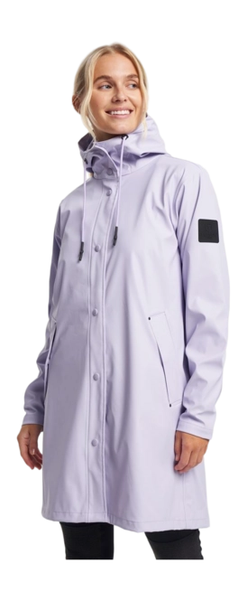 Raincoat Tenson Women Apelviken Purple Heather