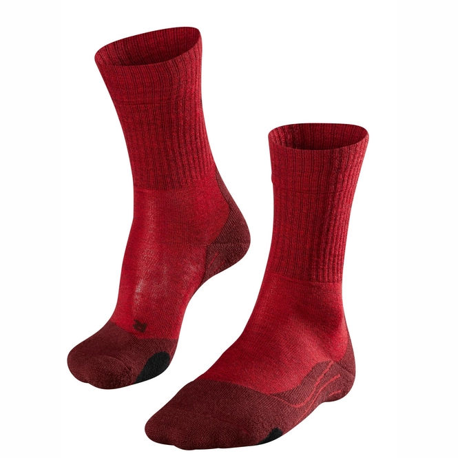 Walking Socks Falke TK2 Wool Women Scarlet