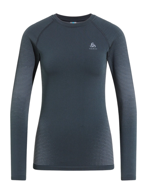 Undershirt Odlo Women Bl Top Crew Neck L/S Performance Warm Eco India Ink