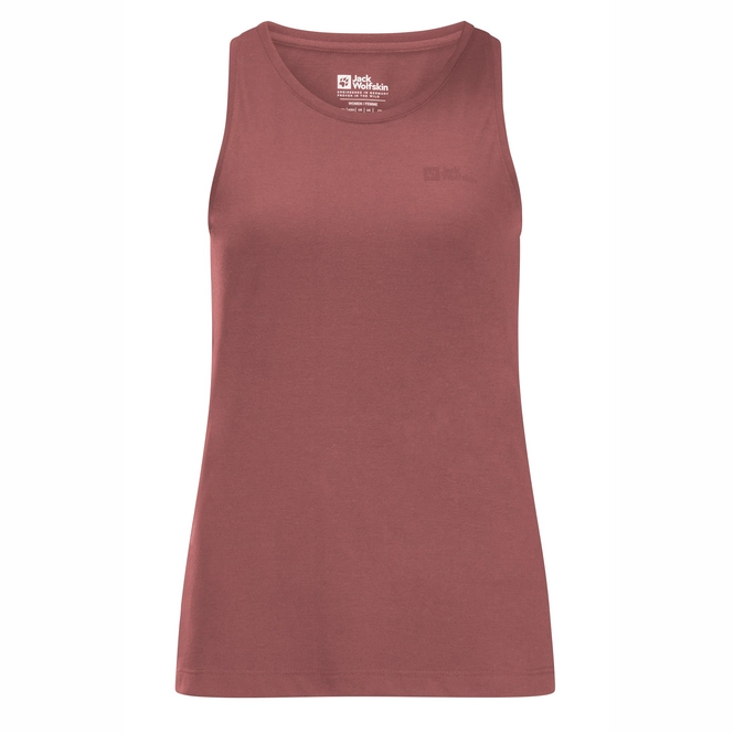 Tank Top Jack Wolfskin Women Relief Vest Top Apple Butter