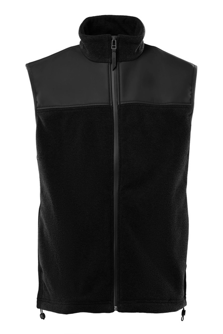 Body Warmer RAINS Fleece Vest Black