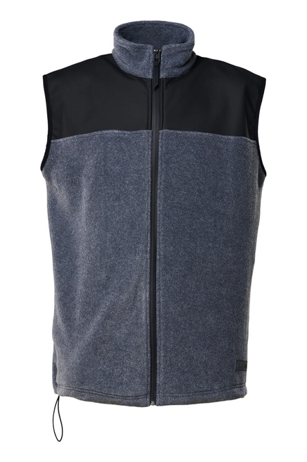 Body Warmer RAINS Fleece Vest Grey Melange