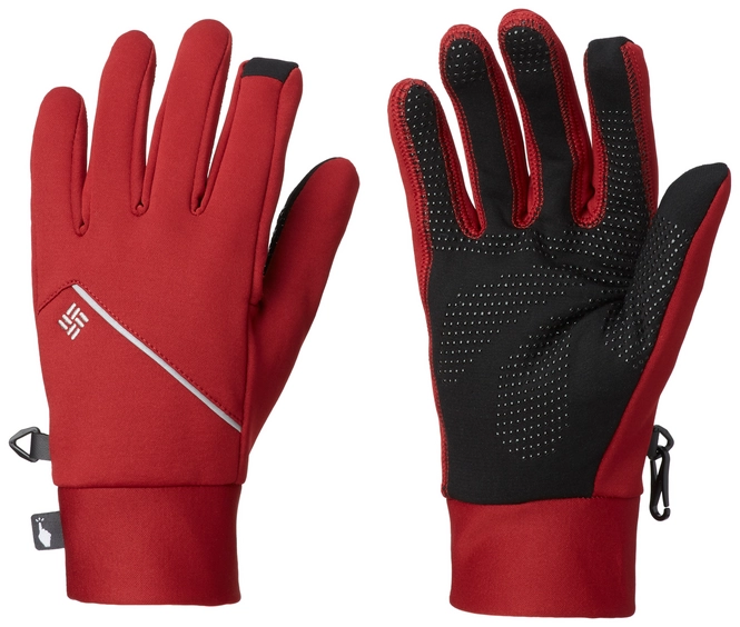 Gloves Columbia Men Trail Summit Running Red Element